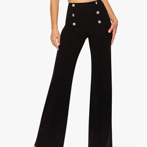 Elegant Black High-Waisted Women's Pants